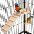 Prevue Pet Products Cage Corner Shelf Bird Platform – Black