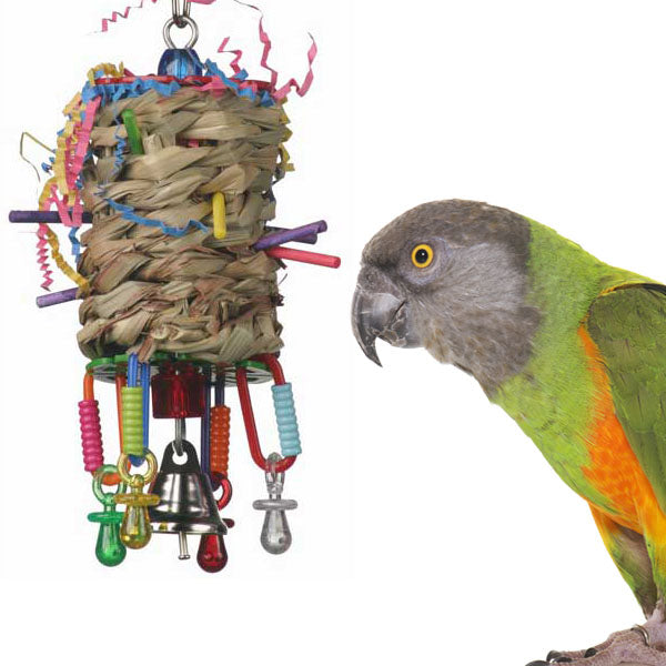 Super Bird Creations Foraging Roll Bird Toy – Medium