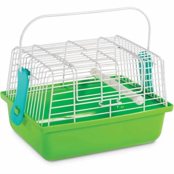 Prevue Pet Products Travel Bird Cage with Removable Perch – Green