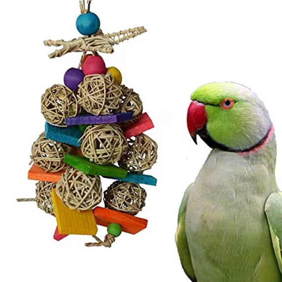 Super Bird Creations Starburst Chew & Shred Bird Toy – Medium
